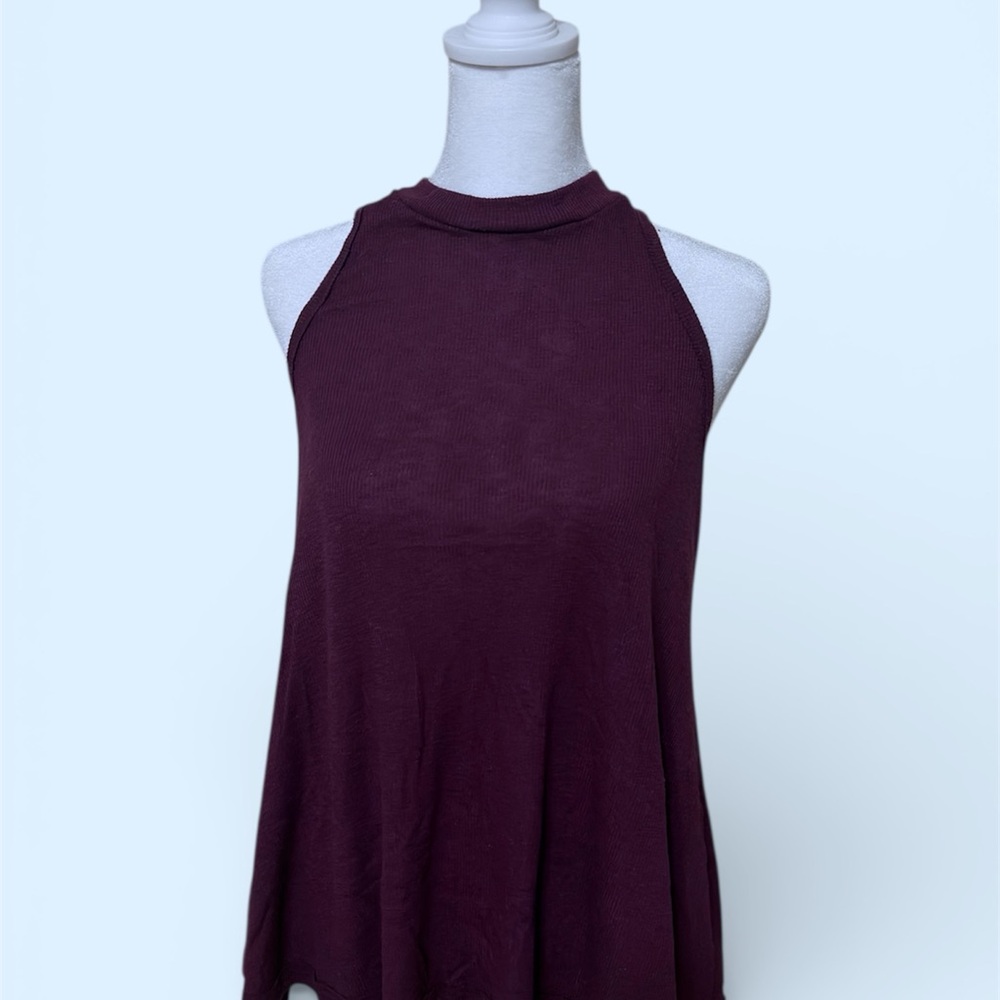 Free People Rich Plum Tank Top